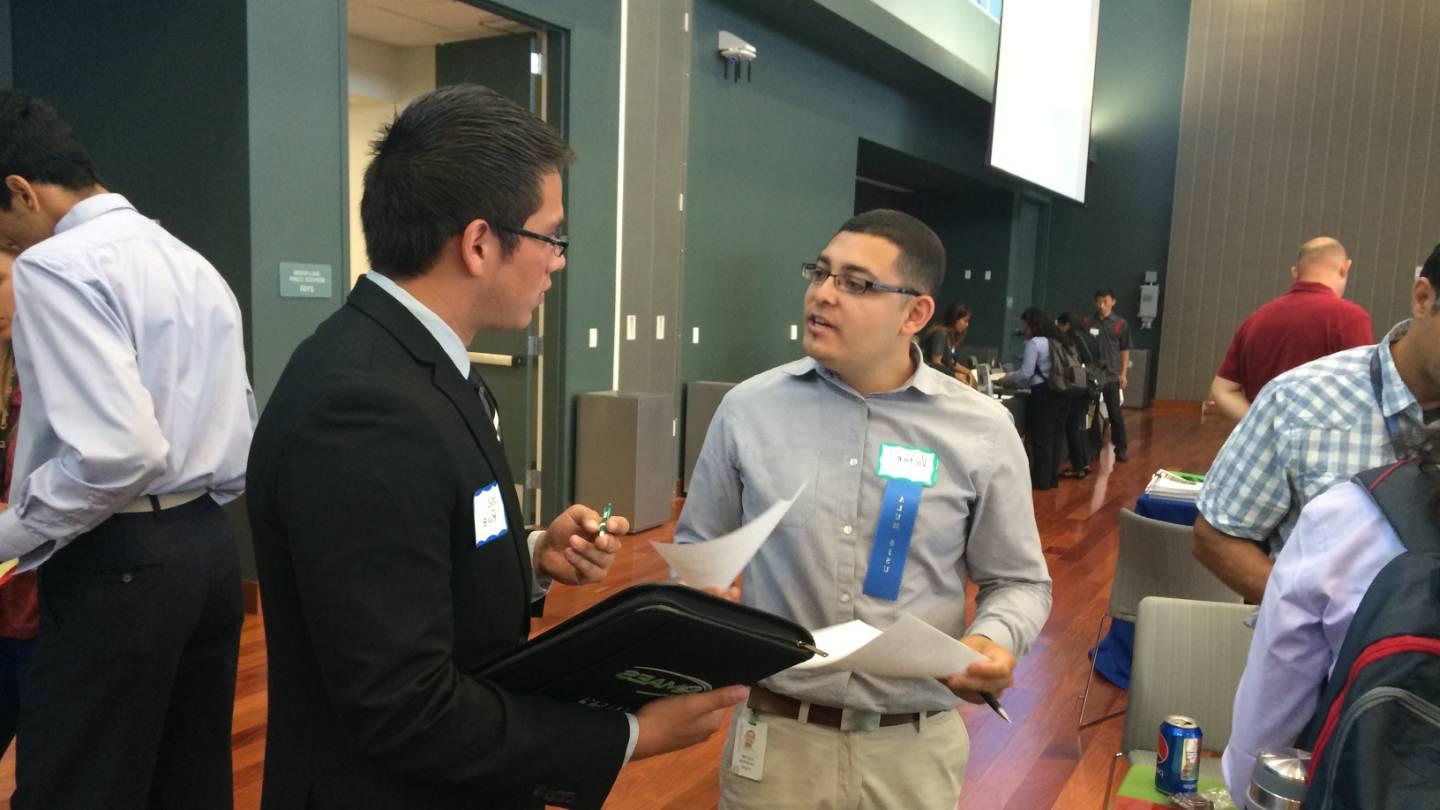 Students at Career Fair